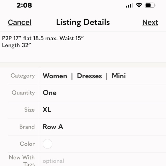 Row A White Lace Skater Dress Size XL - Picture 9 of 9